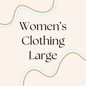 Womens clothing size large